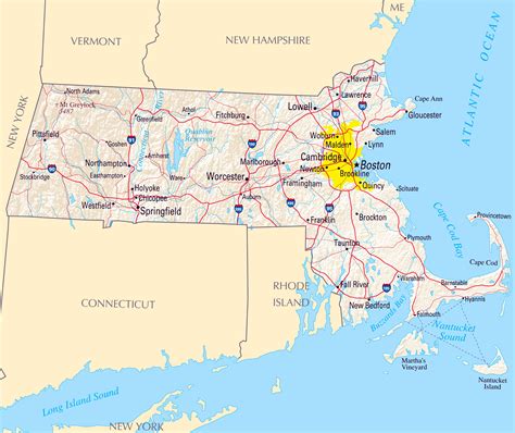 cities in massachusetts|Massachusetts (USA): State, Major Cities, Towns & Places.